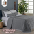 Kit Cobre Leito Casal Queen Bordado Urbany Hipercal 400 Fios - Departamix