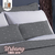Kit Cobre Leito Casal Queen Bordado Urbany Hipercal 400 Fios - loja online