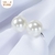 Par Anel Para Guardanapos Pérola Duplo Grande 4cmx3cm - comprar online