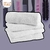 Kit 4 Toalhas de Salão de Beleza Cabelereira Branco - Departamix
