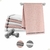 Kit Toalhas Fitness 3 Brancas e 3 Cinzas