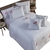 Cobre Leito Cama Queen Bordado Libélula 3 Peças