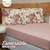 Jogo de Cama Esmeralda Queen 3 Peças Rosê 100% Algodão Percal 150 Fios - Departamix