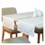 Imagem do Caminho Trilho de Mesa Toalha Páscoa 130x40cm Coelho Decorar