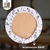 Kit 2 Peças Capa Sousplat e Apoio Prato Base MDF Microfibra - loja online