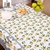 Toalha de Mesa 4 Lugares 1,50x1,50m Estampado Microfibra - Departamix