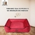 Cama Pet Cachorro Gato Grande Quadrada Suede Com Ziper - Departamix