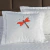 Kit 02 Capas de Almofada Bordada Libélula na internet