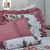 Kit Cobre Leito Colcha Queen Babados Hotel Pousada 6 Peças na internet