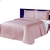 Kit Colcha Cobre Leito Matelado King 3 Pçs Dupla Face Soft - Departamix