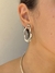 Choker e brinco prata orgânico na internet