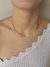 Choker malha lisa dourada - comprar online