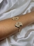 Bracelete dourado orgânico - comprar online
