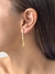 Brinco longo dourado - comprar online
