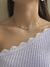 Choker prata de malha trançada - comprar online