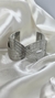 Bracelete prata entrelaçado - Belabru