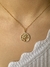 Colar dourado árvore da vida na internet