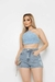 SHORT MOM BARRA VIRADA COM CORRENTE E PUÍDO NA LATERAL FIK BELLA ⭐ TAMANHO: 36 AO 44 ATACADO: 44,00 - comprar online