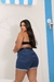 SHORT MOM BARRA VIRADA PLUS SIZE COM LYCRA TAMAHO :46 AO 54 ACOMPANHA CINTO NA PEÇA na internet