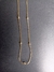 Cadena dorada, tejido cuadrado con bolitas, 50 cm de largo. - comprar en línea