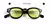Óculos de sol de acetato masculino redondo pequeno vintage