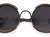 Óculos de sol polarizados de madeira gradiente cinza lentes uv400 estilo retro - Gabee Shop