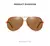Óculos de sol de metal com lentes polarizadas na internet