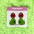 Aretes largos - Lady bug