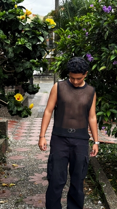 Camisilla en malla Cropped - Alcatraz