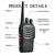 Radio Walkie Talkie Baofeng X2 Bateria en internet