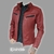 Chaqueta Clasica En Cuero Textil T17