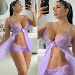 Babydoll Lencería de Encajé Cachetero - TIENDA LISOFED