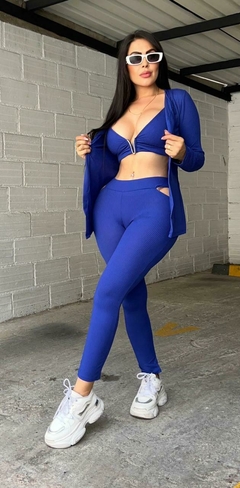 CONJUNTO TRIO TOP HERRAJE RIB LICRADO TU - TIENDA LISOFED