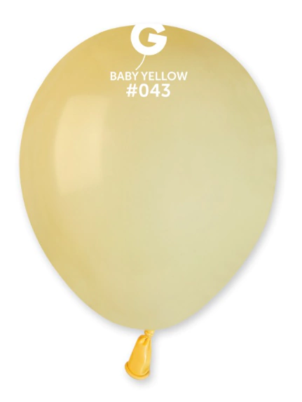 BALO GEMAR 5 BABY YELLOW C50 UNIDADES - 01 UNIDADE