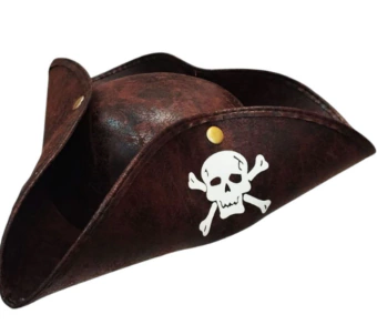 CHAPÉU PIRATA APROX. 39,5 CM