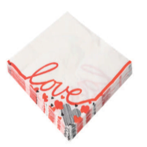 GUARDANAPO ESTAMPADO 32 CM X 32 CM C/20 UN - 01 UNIDADE