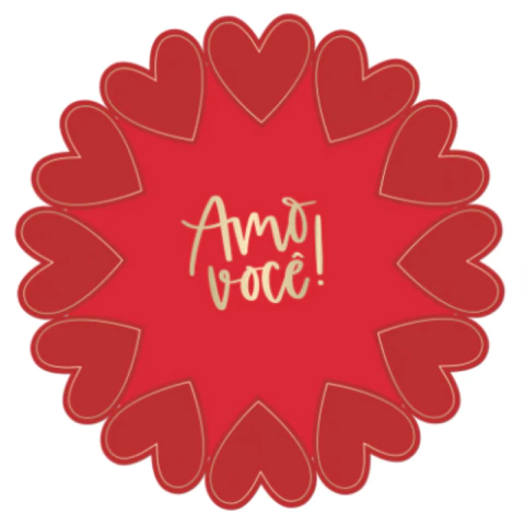 SOUSPLAT ROMANTICO PT C/4 UNIDADES - 01 UNIDADE