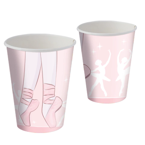 COPO DE PAPEL 200ML BAILARINA NEW 08 un. - 01 UNIDADE
