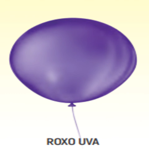 BALÃO LISO 7" ROXO UVA C/50 UN.