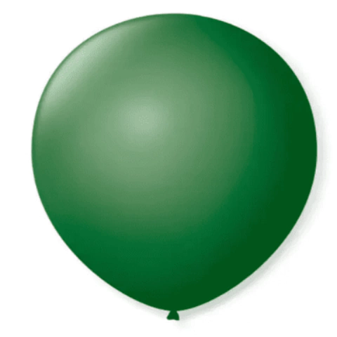 BALÃO 9" LISO VERDE FOLHA C/50 UNIDADES - 01 UNIDADE