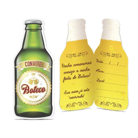 CONVITE BOTECO - 08 UNIDADES