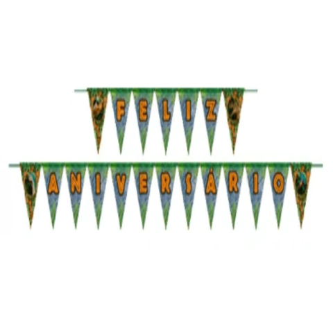 FAIXA FELIZ ANIVERSARIO DINO PARK