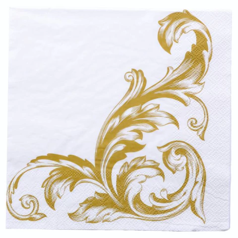 GUARDANAPO COM BORDA C/20 FOLHAS - 01 UNIDADE