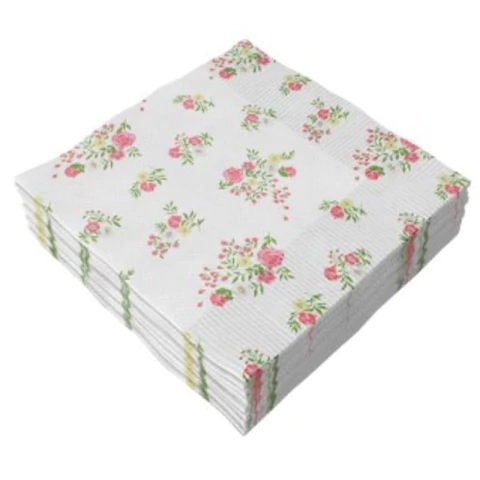 GUARDANAPO 33X33CM C/20 FOLHAS FLORZINHA ENCANTO - 01 UNIDADE