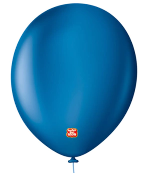BALÃO 11pol. UNIQ AZUL CLÁSSICO COM 25 UNIDADES - 01 UNIDADE