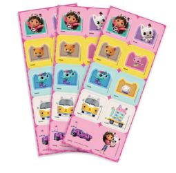 ADESIVO QUADRADO CASA MAGICA DA GABBY FILME C/30 - 01 UNIDADE