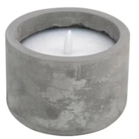 VELA RED COM LED CHAMA 3D CINZA/BRANCO - 01 UNIDADE