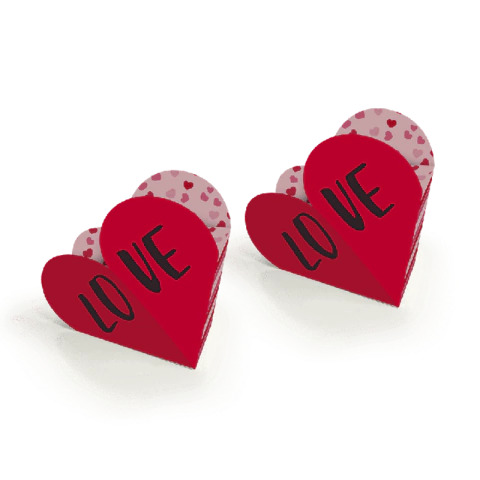 CAIXA SURPRESA CORAÇÃO IN LOVE - 08 UNIDADES