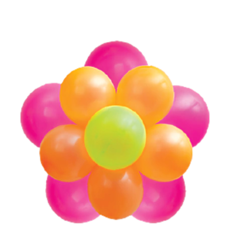 BALÃO REDONDO DE LÁTEX BALLOONTECH BLOOM NEON 10" (APROX.25CM) - 12 UNIDADES