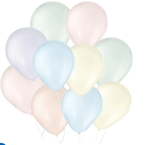 BALÃO 9" CANDY COLORS SORTIDO C/25 UNIDADES - 01 UNIDADE